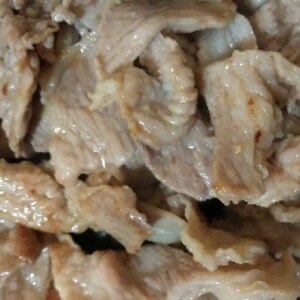 簡単！豚こま切れ肉の醤油炒め